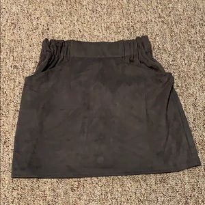 Pocketed Gray Skirt